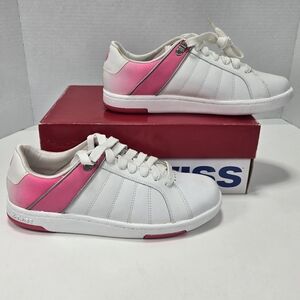 K-Swiss Anglesea Pink and White Ombre Classic Sneakers Women's Size 8